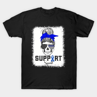 Support Squad Colorectal Colon Cancer Awareness T-Shirt